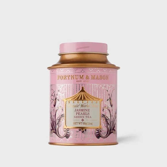 Fortnum & Mason Jasmine Pearls 60g Loose Leaf Empty Tea Storage Tin - Picture 3 of 3